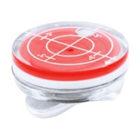 Ioensy - Clip De Sombrero De Función De Nivel De Marcador De Pelota De Golf Para Golfista Que Pone Ayuda Mujeres Niños Rojo