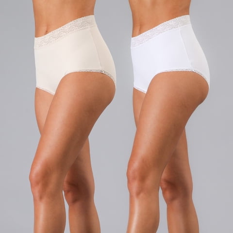 Tripack Calzon Alto Microfibra Encaje Flores Mujer 13170-24