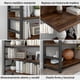 thumbnail image 5 of Organizador Estante Living Libro 80x30x174cm Multifuncional Marrón, 5 of 6