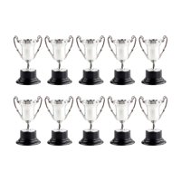 Magideal - 10 Uds. Trofeos Pequeños De Premio, Trofeo De Colores, Copa De Trofeo, Premio De Premio, Copa Para Partido De Béisbol, Accesorios Para Fiesta, Favores Argén