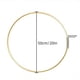 thumbnail image 1 of 1pc, Metal Rings, For Crafts Dream Catcher Rings Metal Hoops Macrame Ring, Golden Macrame And Dream Catcher Supplies, Centerpiece Table Decorations, Home Decor, Room Decor, Party Decor, Wedding Suppli, 1 of 3