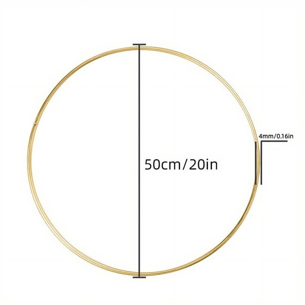 1pc, Metal Rings, For Crafts Dream Catcher Rings Metal Hoops Macrame Ring, Golden Macrame And Dream Catcher Supplies, Centerpiece Table Decorations, Home Decor, Room Decor, Party Decor, Wedding Suppli