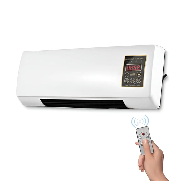 Calefactor y Ventilador Portátil con Control Remoto