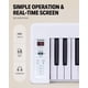 thumbnail image 3 of Teclado Piano Donner DP-06, 61 teclas, plegable, Bluetooth, blanco, 3 of 3