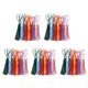 thumbnail image 5 of 150 Piezas De Mini Borlas Artesanales Suaves Hechas A Mano Sedosas Multicolores Con Bucles, 5 of 5