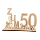 thumbnail image 1 of Soporte Para Regalo De Dinero De 50 Cumpleaños, Placa Para Libro De Visitas, Adorno De Escritorio, 1 of 3