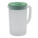thumbnail image 2 of Jarra De Agua Con Tapa, Tarro De Bebidas Versátil Para Refrigerador, Catering En Casa, Blanco Y Verde, 2 of 5