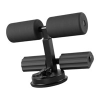 Magideal - Correa Nórdica Portátil Para Rizos De Isquiotibiales, Barra Para Sentarse, Equipo Auxiliar, Barra De Tobillo Acolchada, Para Entrenamiento , Negro