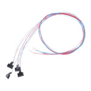 Ioensy - 4 Luces De Pilar En Miniatura Para Decoración De Exteriores, Modelo Para Escenas De Bricolaje, Luz Blanca Cálida.