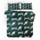 thumbnail image 2 of Icon Pattern Rugby Green Quilt Cover Set Duvet Cover Bedding Pillowcases3-Piece Bedding Set (1 Duvet Cover + 2 Pillow Shams), 2 of 3