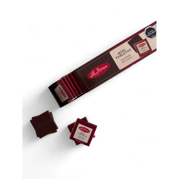 Chocolate Bitter Mini Tabletas 24u 120g La Ibérica