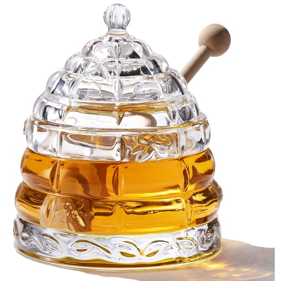 Honey Pot PAULSWAY Beehive Crystal, 270 ml, con 2 palitos