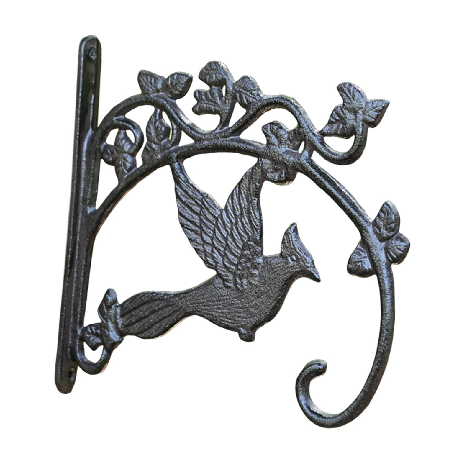 Ioensy - Macetas Colgantes Con Soporte De Metal Para Cercas, Carillón De Viento, Martín Pescador