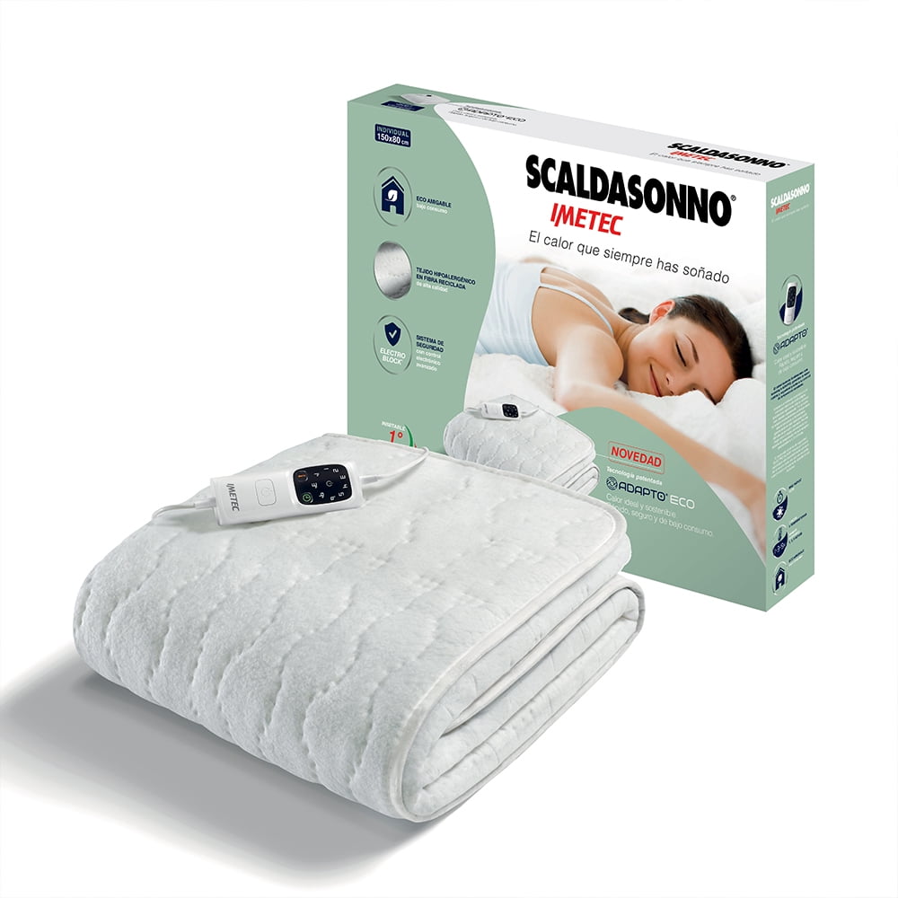 Calientacama Scaldasonno Imetec 1 Plaza Eco 150x80 R1501