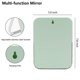 thumbnail image 2 of Espejo de Maquillaje YEAKE 20 cm Plegable con Soporte Metálico Verde, 2 of 7