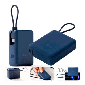Xiaomi Power Bank 10000Mah 33W Supercarga Con Cable/Cordón