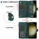 thumbnail image 2 of PU Leather Case For Samsung Galaxy S23 S22 S21 Plus Note 20 Ultra Zipper Wallet Flip Card Slot Phone Bag Cover, 2 of 3