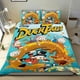 thumbnail image 1 of PatoAventuras Conjunto de sábanas temático, trío de piezas, cómodo y amigable con la piel, diseño único, regalo de decoración para el hogar para familiares, amigos y fans,173cm *218cm, 1 of 6