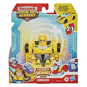 Transformers Playskool Heroes Rescue Bots Academy Classic Heroes Team Bumblebee Converting