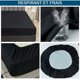 thumbnail image 3 of Protector de colchón impermeable de 120 x 200 cm, funda transpirable premium, antiruido, sábana bajera impermeable (negro), 3 of 3