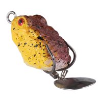 Ioensy - Frog Lure Bass Bait Metal Sequin Swimbait Flotador En Agua Señuelo Para Agua Dulce Estilo E