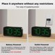 thumbnail image 4 of Reloj despertador digital Acedeck que funciona con pilas y pantalla grande, 4 of 9