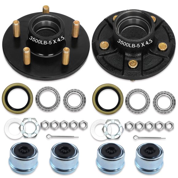 Kit De Bujes De Remolque Eje Cónico De 5 Pernos 4 5 Pulgadas Y 3500 Libras