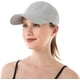 thumbnail image 5 of Gorra de béisbol con cola de caballo cruzada para mujer, ajustable, con moño alto y despeinado, de secado rápido, 5 of 7