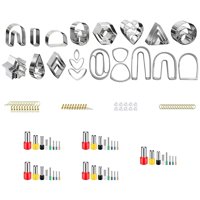 Bothyi - 126X Juego De Cortadores En Forma De Arcilla Polimérica Accesorios Circulares Geométricos Para Bricolaje