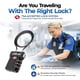 thumbnail image 3 of SURE LOCK 3 Digit TSA Approved Luggage Locks, 3 of 3