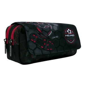 Estuche Infantil Niño Eraser Futbol Negro Head