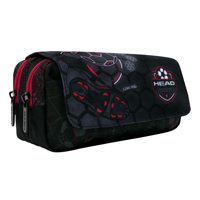 Estuche Infantil Niño Eraser Futbol Negro Head