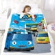 thumbnail image 5 of Tayo el Autobús Pequeño anti-pilling, suave, ligera, esponjosa y acogedora de lujo para hogar y cocina – Perfecta para niños y adultos,130X150cm, 5 of 6
