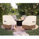 thumbnail image 1 of Funda para Silla de Lounge Giratoria para Exteriores ANartcle Impermeable 2 Paquetes, 1 of 9