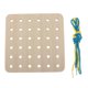thumbnail image 2 of Juguete Educativo En Blanco Para Enhebrar Cuerdas Montessori Para Niños Pequeños De Madera, 2 of 5