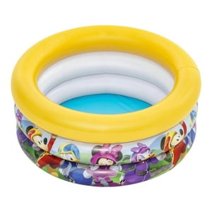 Piscina Inflable Bestway Redonda Para Niños 70X30Cm Mickey Amarillo Tamano Unico