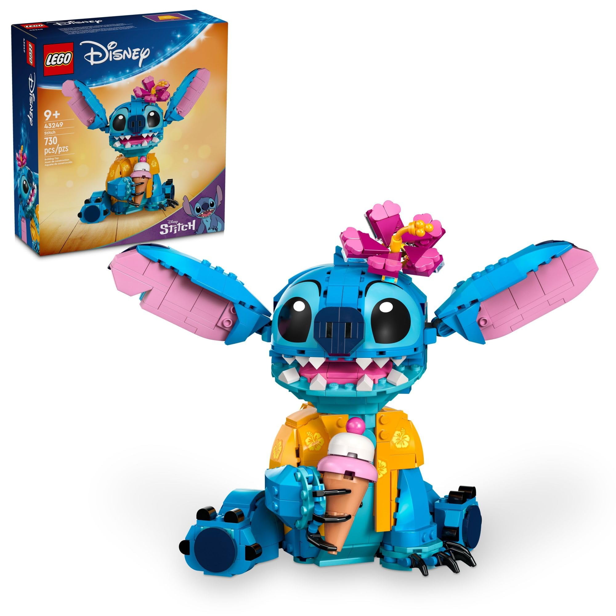 Juguete De Construcción Lego Disney Stitch 43249 Con Helado Para Mayores De 9 Años