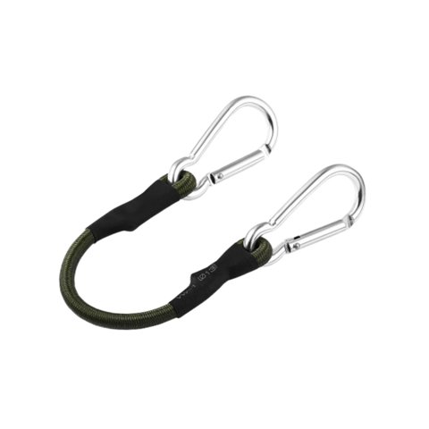 Ioensy - Cuerdas Elásticas Con Mosquetón Cable Fuerte Para Caravanas De Motocicletas Tienda Al Aire Libre 60Cm