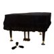 thumbnail image 3 of Funda para Piano de Cola ESYUEL de Peluche a Prueba de Polvo 160 cm Negra, 3 of 4