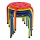 thumbnail image 1 of Taburetes Norwood 30 cm infantiles apilables, pack de 5 colores variados, 1 of 6