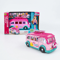 Juguete Set Bus Food Truck Y Muñeca - Toyng