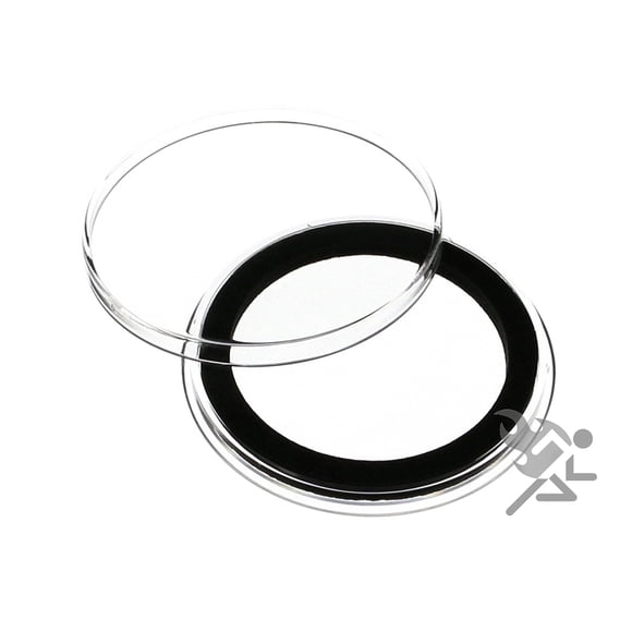 Monederos Air-Tite I con forma de anillo negro, 38 mm, 25 unidades