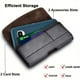 thumbnail image 2 of Belt Case With Belt Clip Cell Phone Belt Holder Pouch Cover, 2 of 2