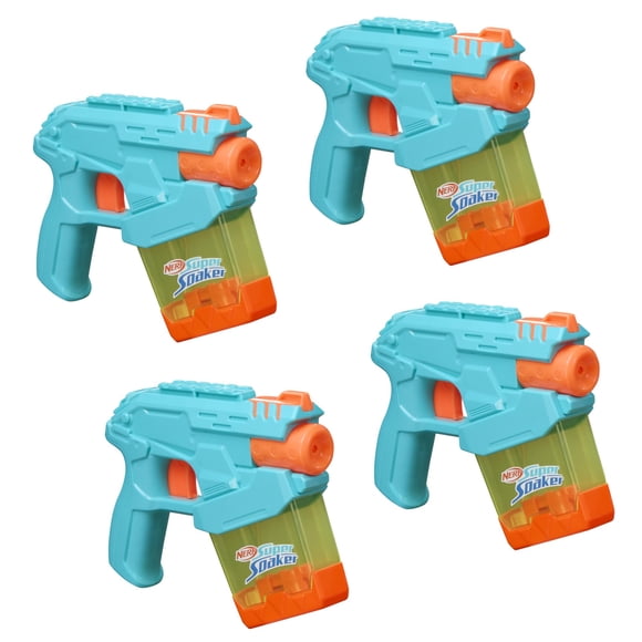 Set de 4 Pistolas de Agua Super Soaker Mini Dunk-Fill 101 ml