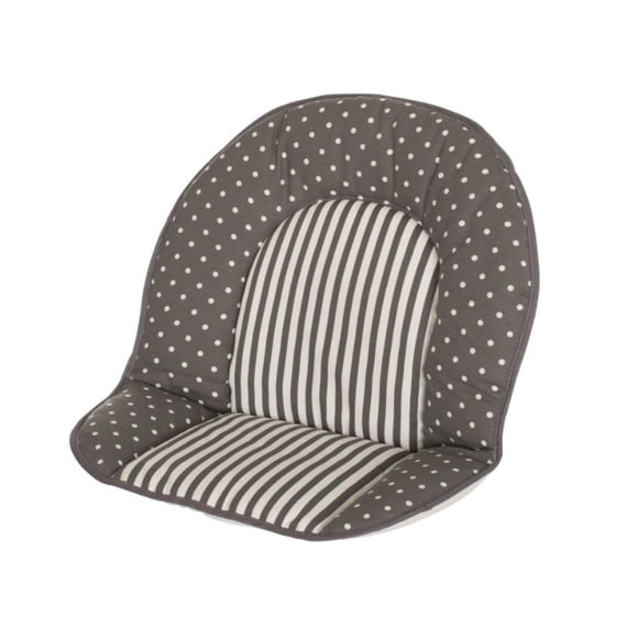 Asiento Acolchado Gris con Lunares
