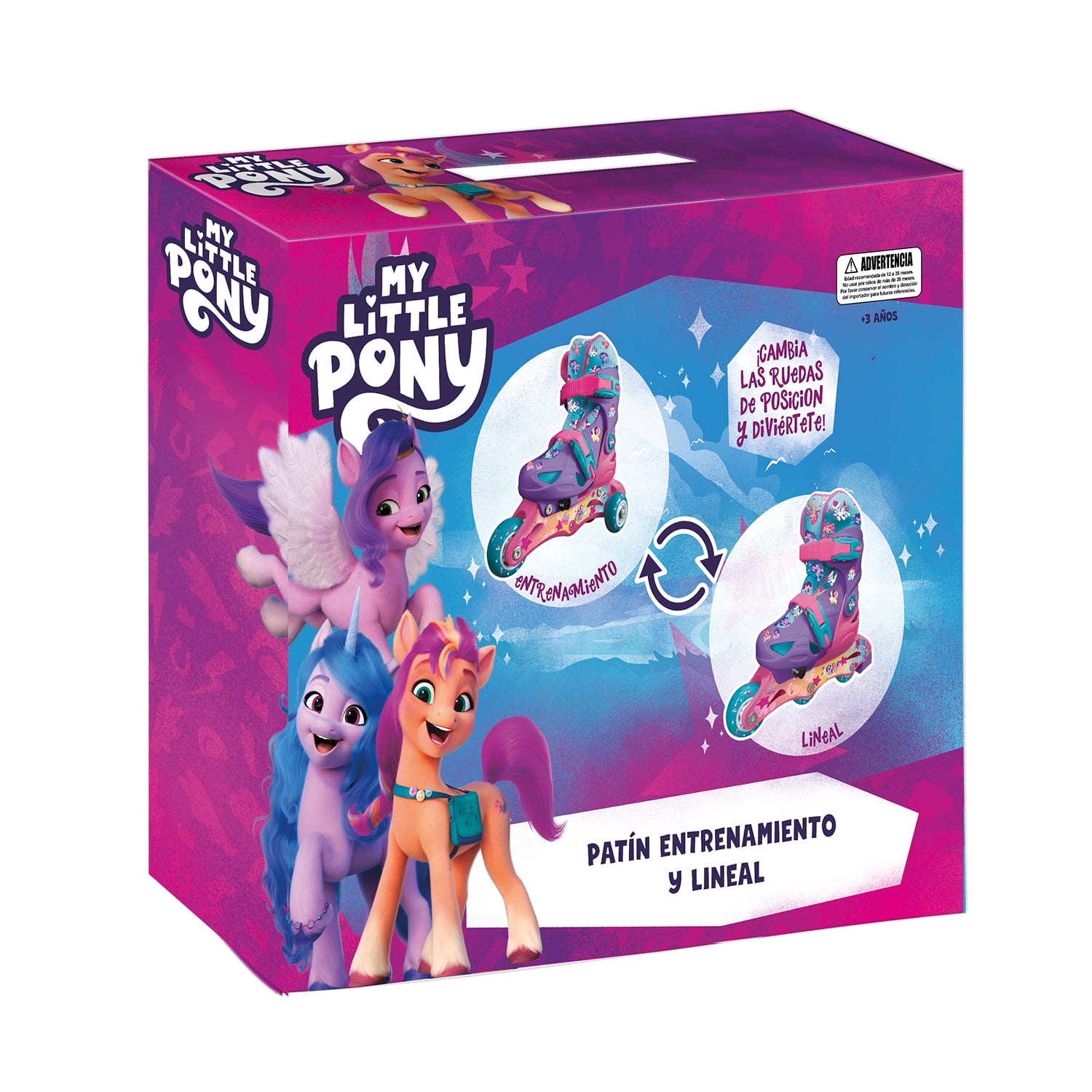 Patín 2 En 1 Ajustables Roller S (30-33) My Little Pony