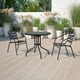 thumbnail image 2 of Set terraza 2 sillas acero + Mesa acero Negro 70x60 cm, 2 of 5