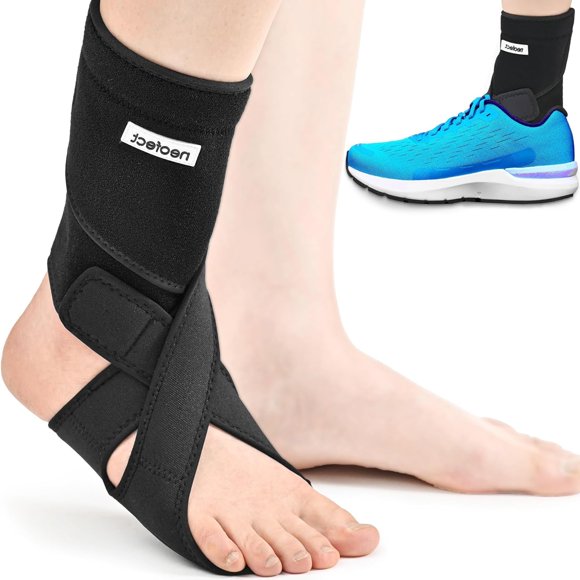 NEOFECT Férula ajustable para pie caído con soporte de tobillo, talla mediana, derecha