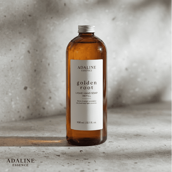 Jabón Líquido Recarga Golden Root Adaline Essence 950 ml