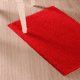 thumbnail image 5 of Alfombra de baño navideña, súper suave, absorbente, antideslizante, de microfibra chenilla, para bañera, ducha, superficie texturizada, suelo, cabina de ducha, color rojo., 5 of 5